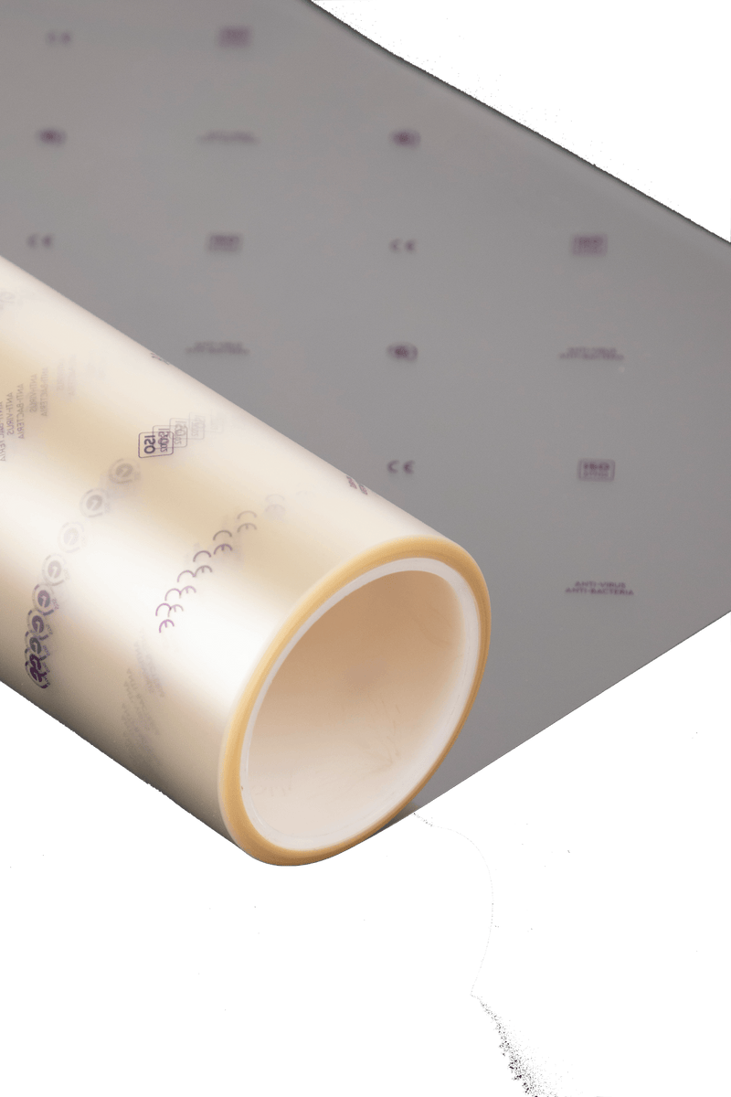 Antiviral, antimicrobial Surface Adhesive Protection Film 60MIC Clear