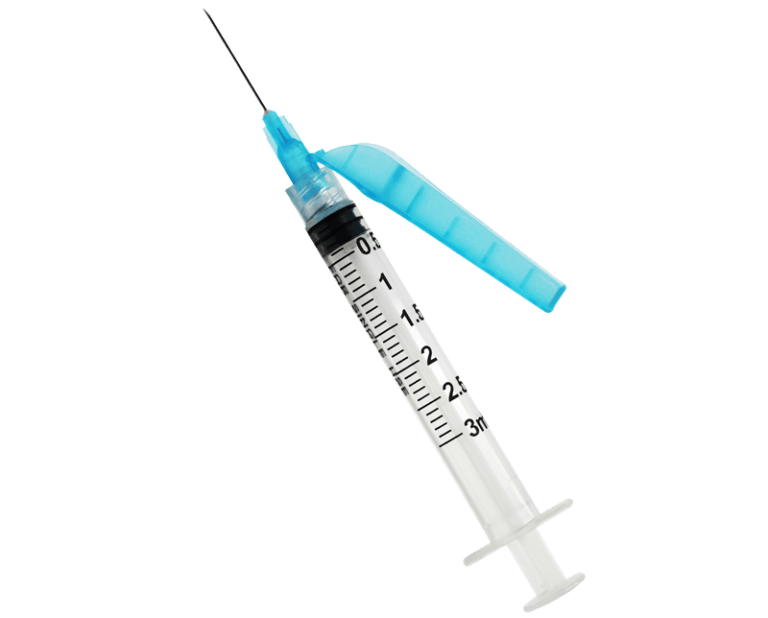 Auto-Retractable Safety Syringes with Needles